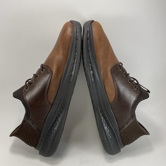 Skechers Harper Forde Casual Oxford Brown Leather Mens Size 11.5 Slip On/Slip In main image 9